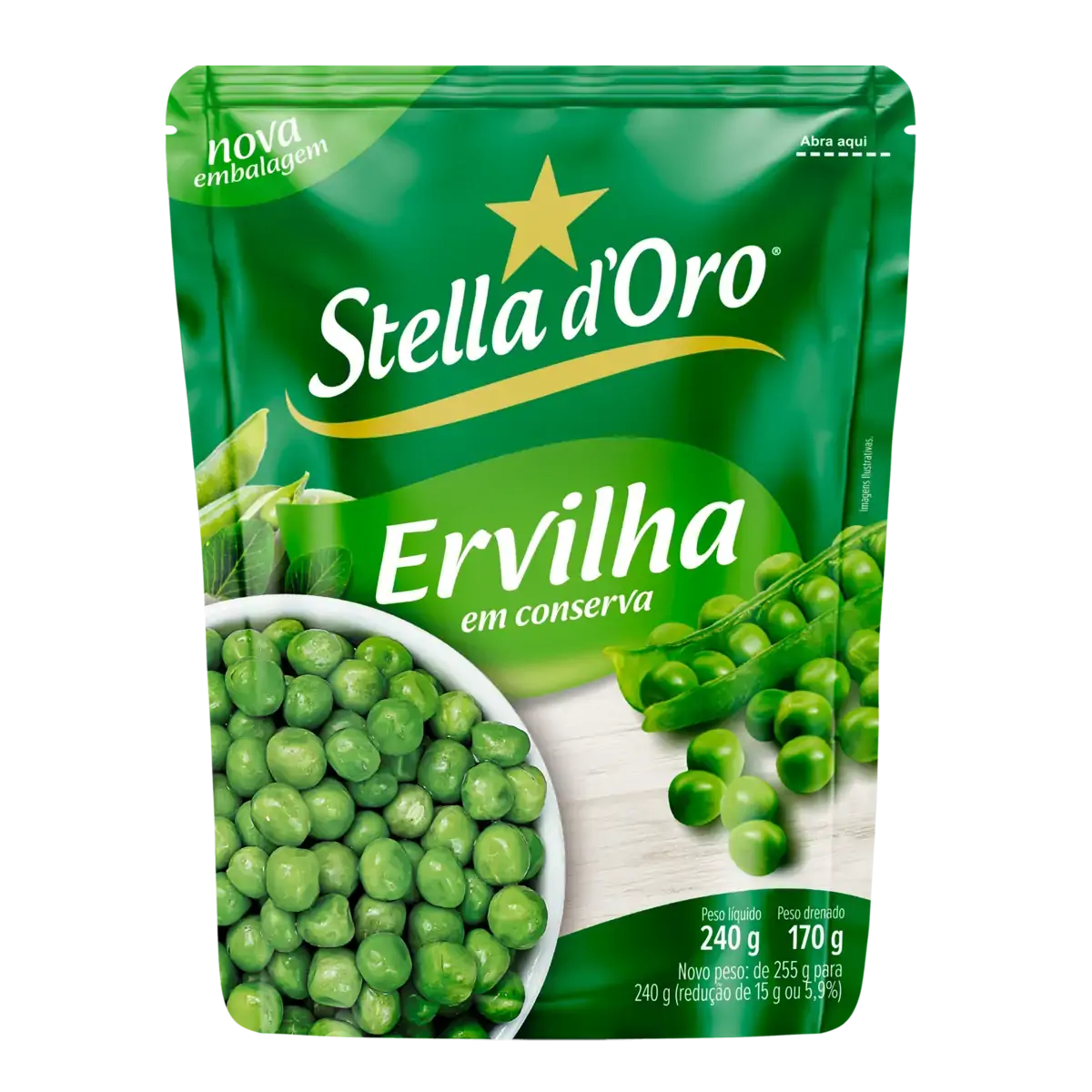 Ervilha Em Conserva Stella Doro Pouch 170g