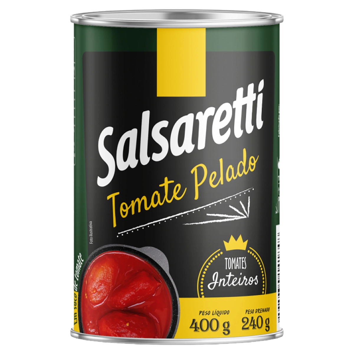 Tomate Pelado Inteiro Salsaretti Lata 400g