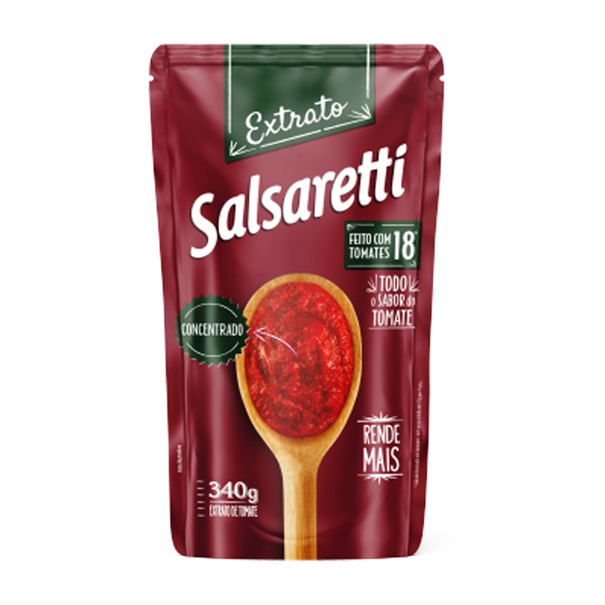 Extrato De Tomate Concentrado Salsaretti Sachê 300g