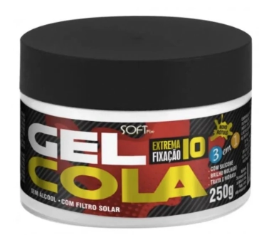 Gel Fixador Softfix 250g Cola Branco Unit