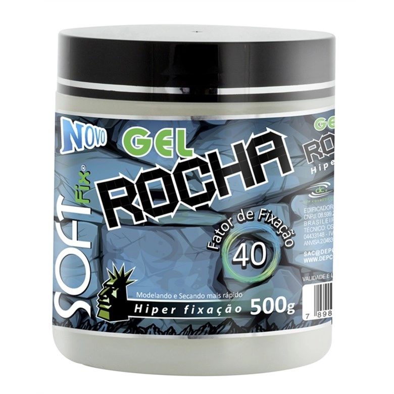 Gel Fixador Softfix 500g Rocha Unit
