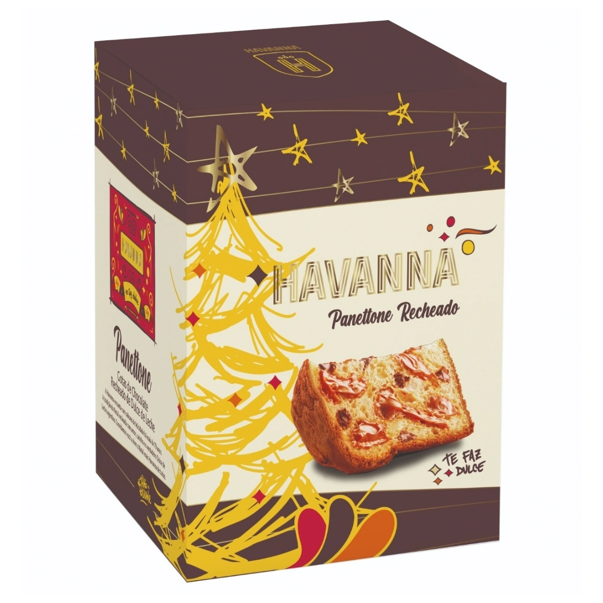 Panetone Havanna Doce Leite C/gotas Choc. 130gr