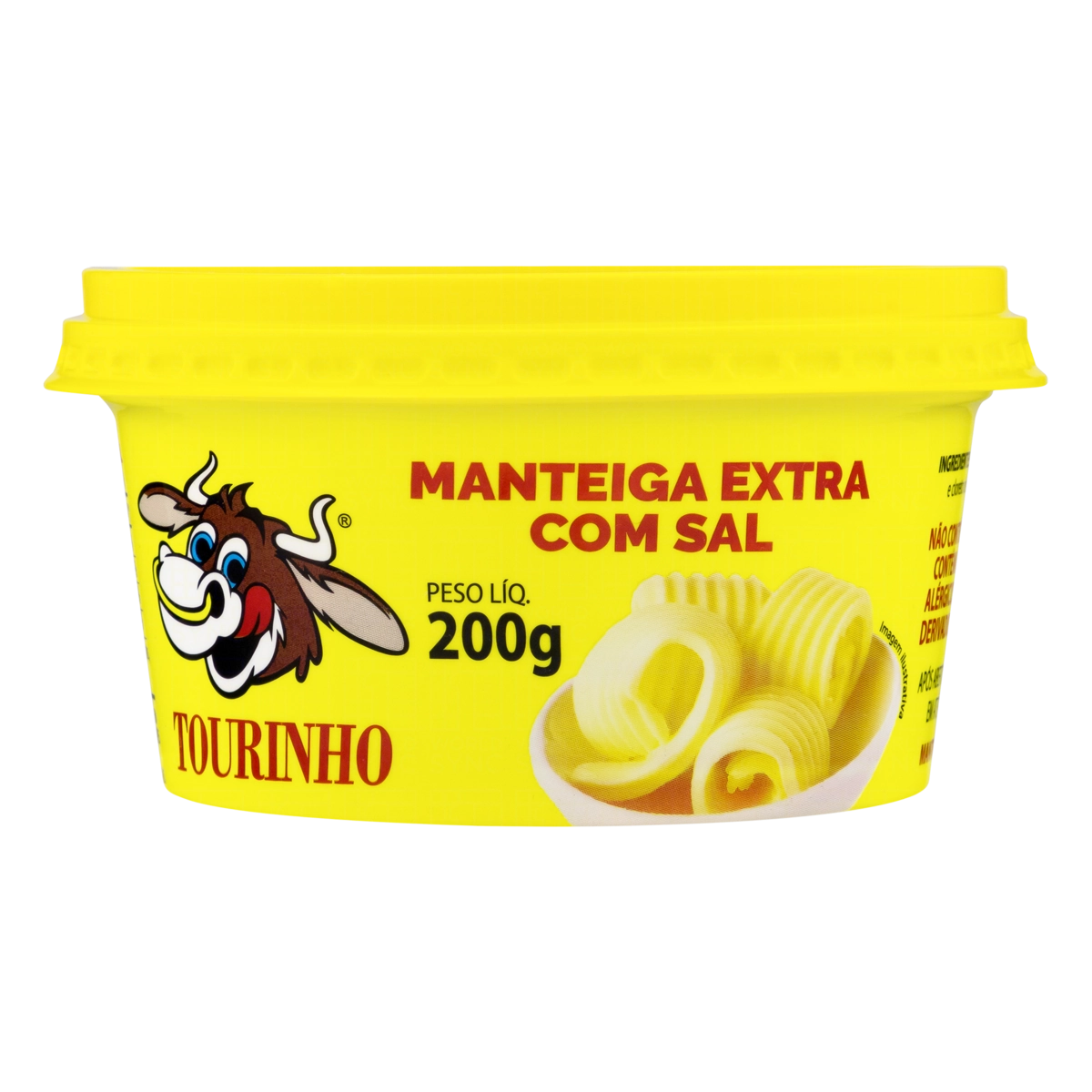 Manteiga Extra Com Sal Tourinho Pote 200g