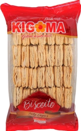Biscoito Oito Capas Ki Goma350g