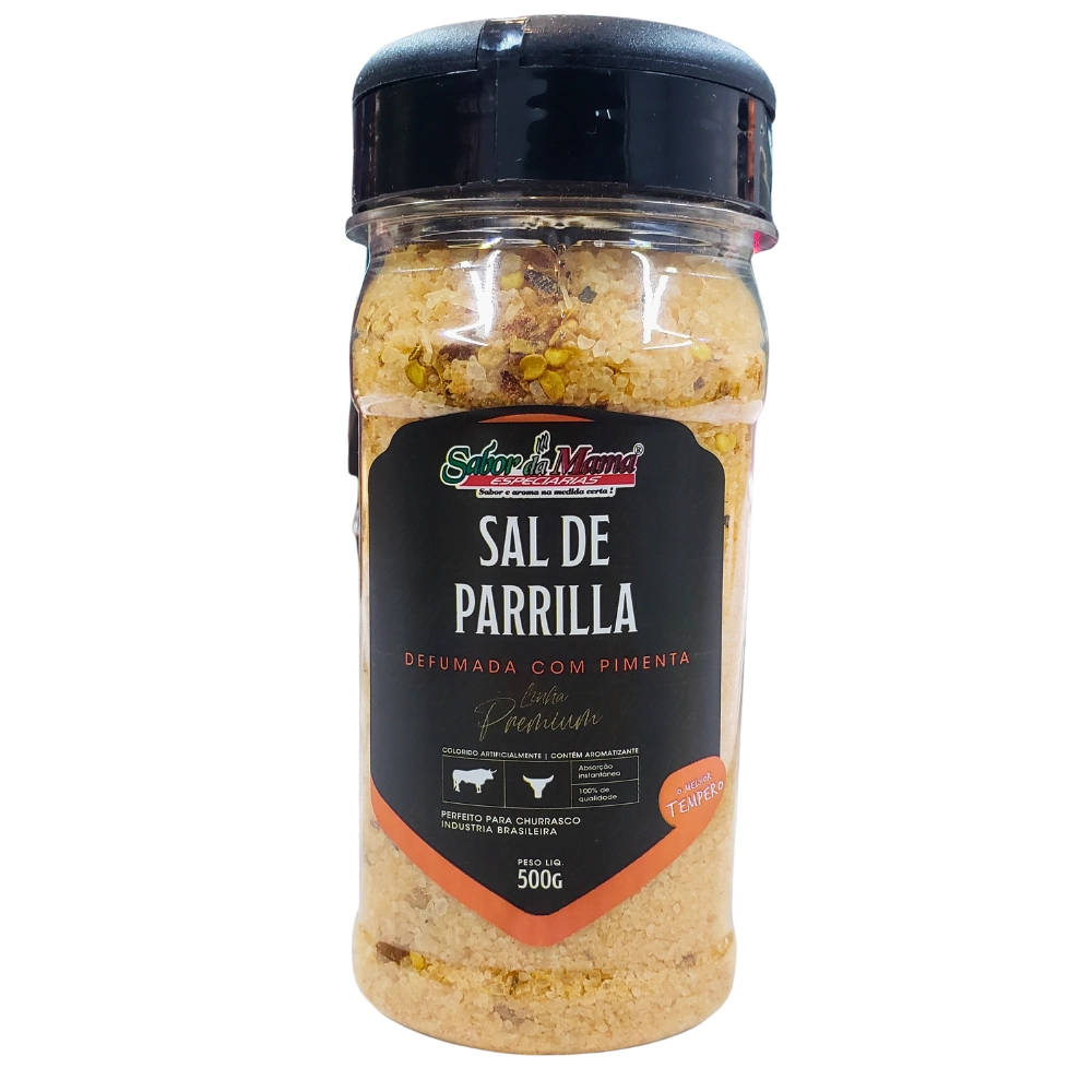 Sal Sabor Da Mama Parrilla Def C/ Pimenta 500gr
