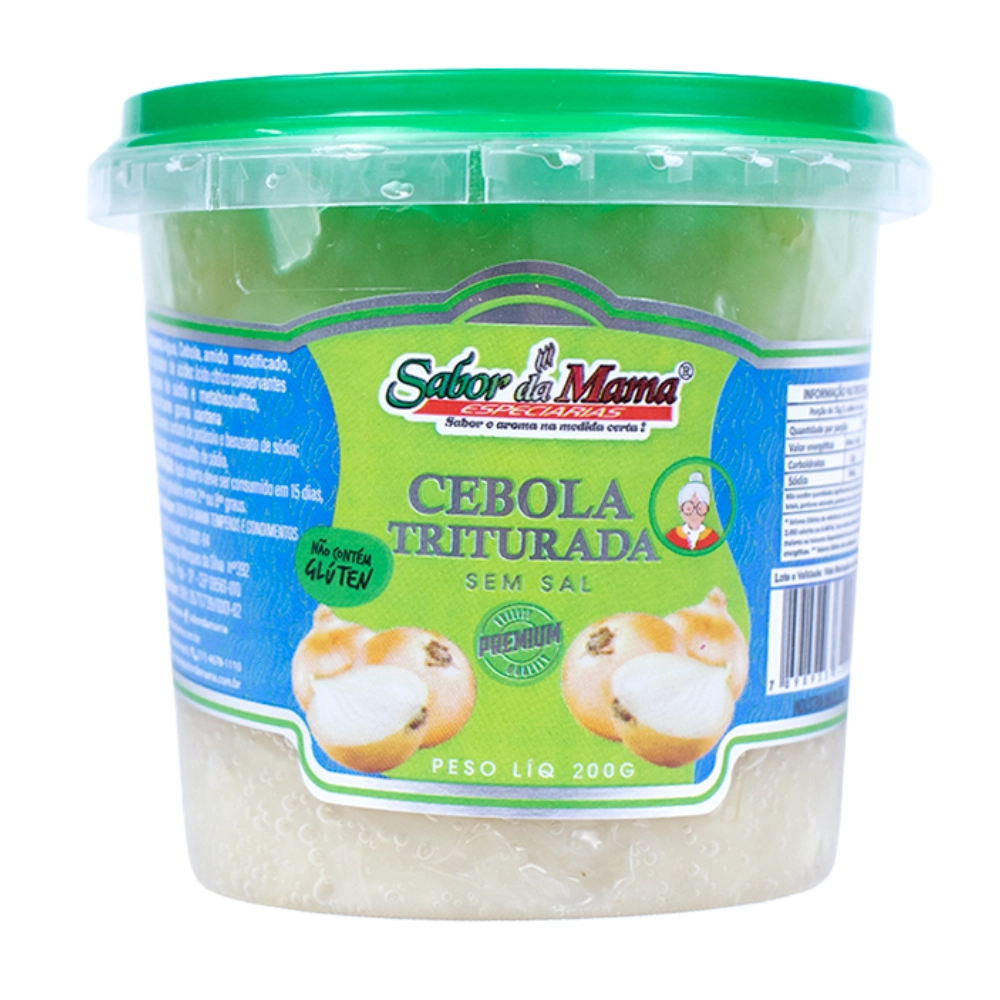 Cebola Triturada Sabor Da Mama 200g