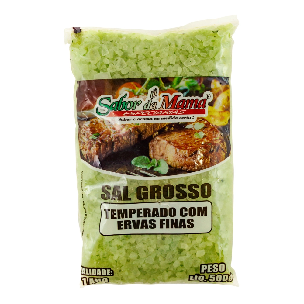 Sal Grosso Sabor Da Mama Ervas Finas