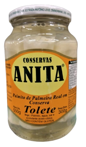 Palmito Anita 300g Inteiro Real