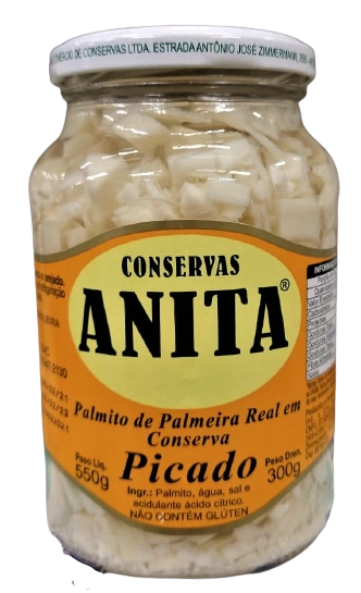 Palmito Anita 300g Picado Real