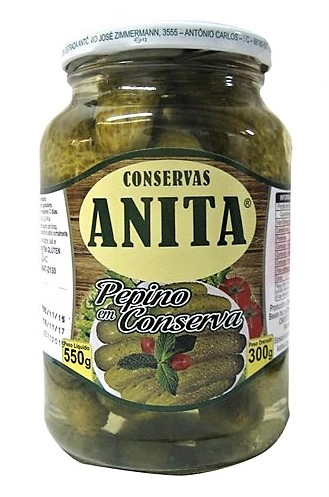 Pepino Anita 300g Conserva