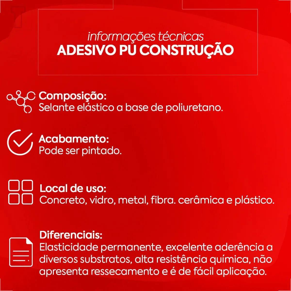 Adesivo Pu Toi 400gr Cinza Construcao