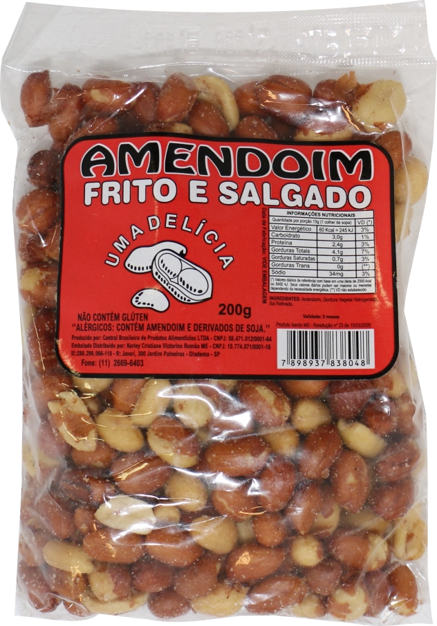 Amendoim C/pele Delicia 200g