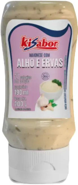 Maionese Kisabor Alho E Ervas Pt
