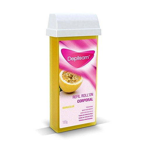 Cera Depilatória Roll On Maracujá Depilsam 100g Refil