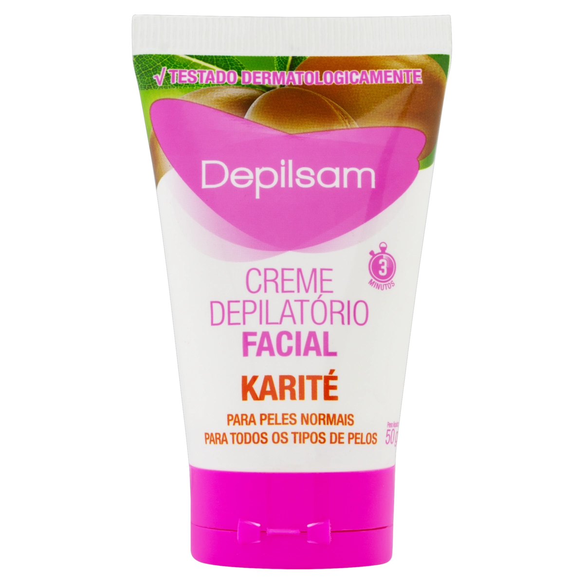 Creme Depilatório Facial Karité Depilsam Bisnaga 50g