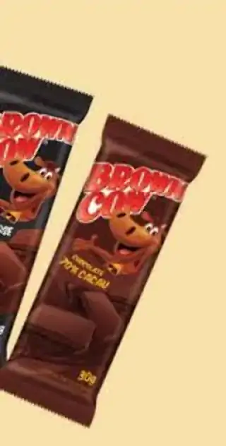 Choc Barra Brown Cow Ao Leite 30g