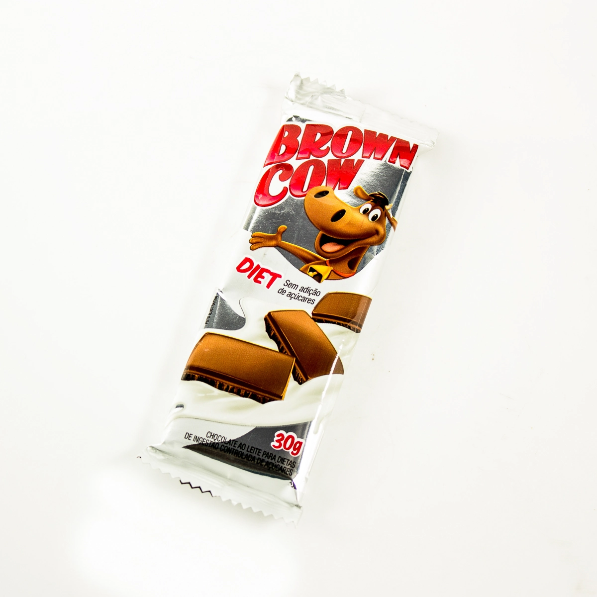 Choc Barra Brown Cow Ao Leite Diet 30g