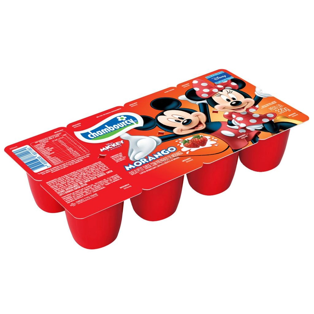 Petit Suisse Chambourcy 36g Disney Morango