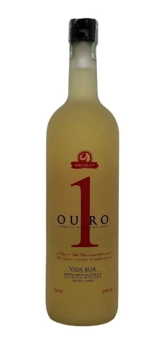 Cachaça Ouro 1 Mel E Limao