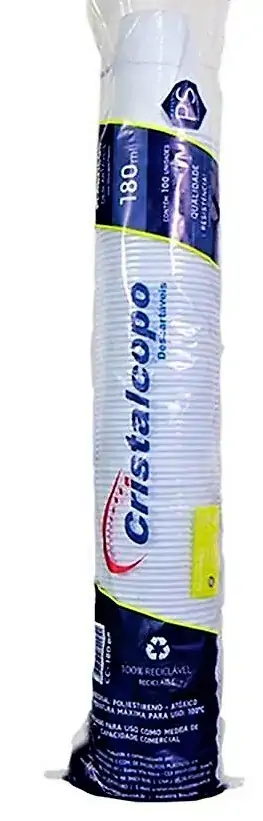 Copo Cristalcopo 100x Agua Branco