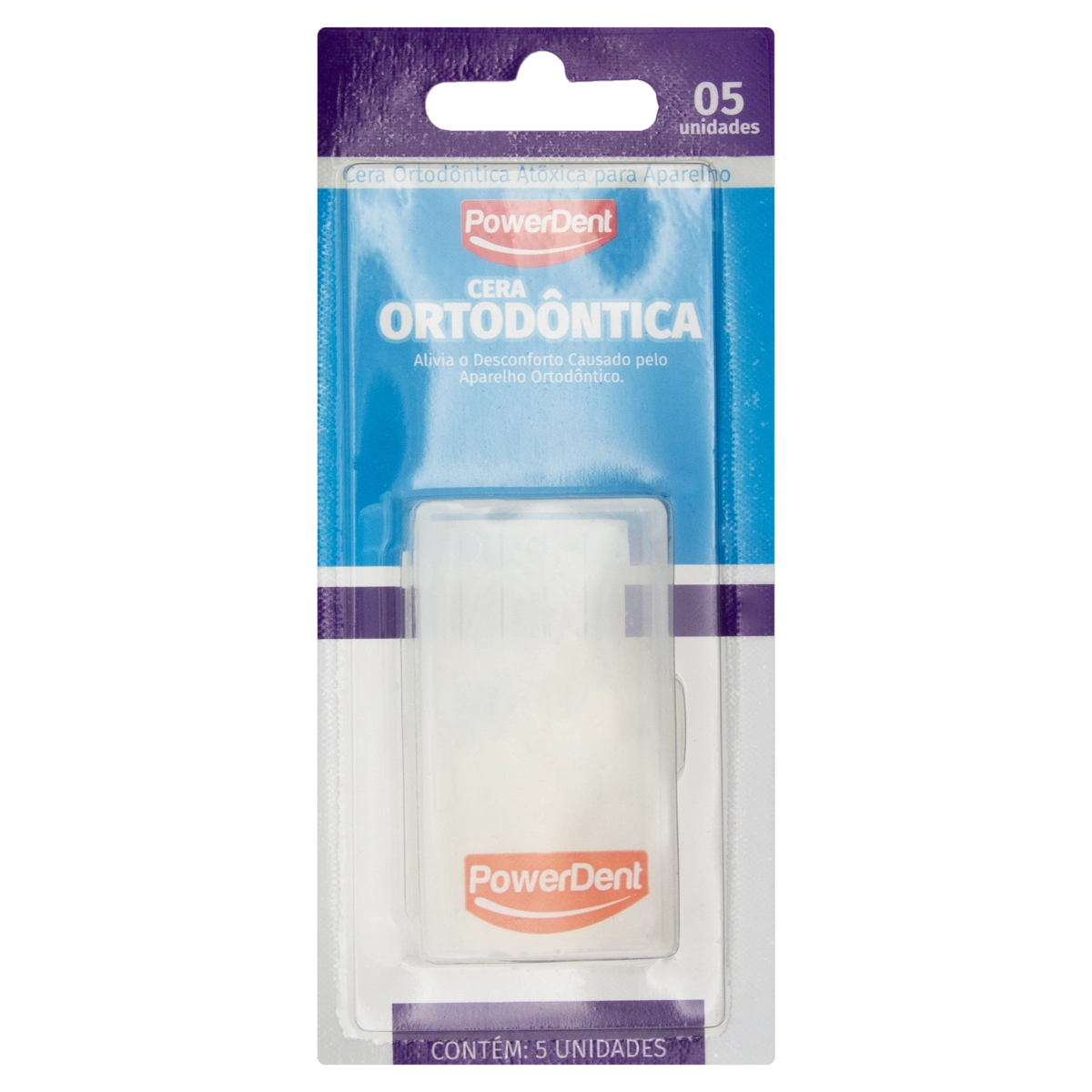 Cera Ortodôntica Powerdent Blister 5 Unidades