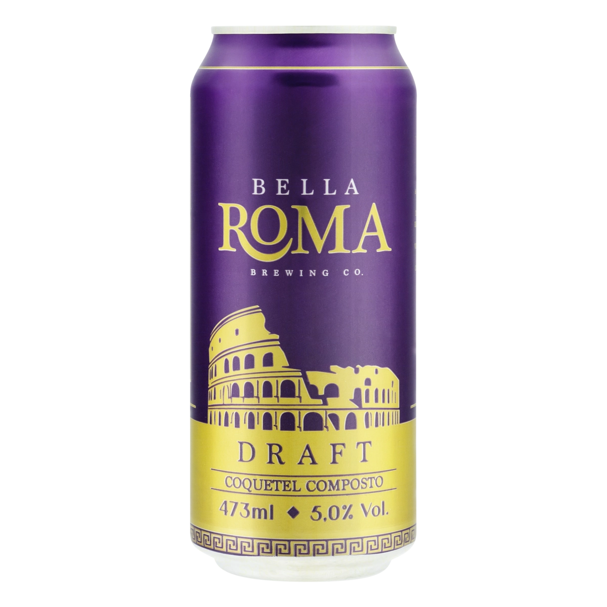 Coquetel Alcoólico Composto Bella Roma Lata 473ml