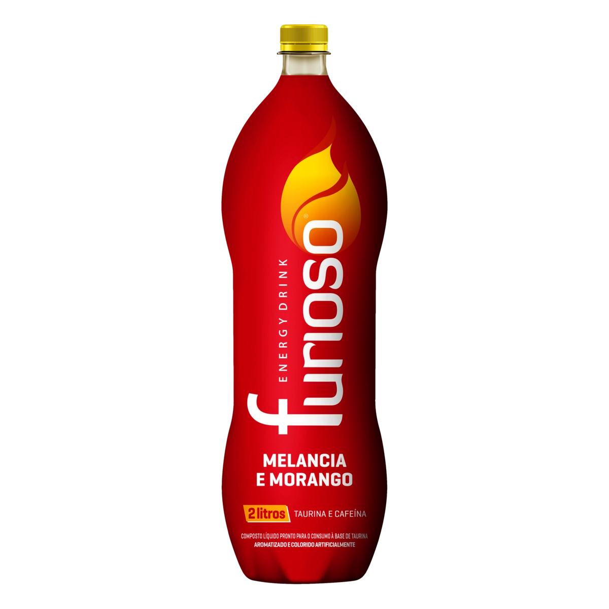 Energético Melancia E Morango Furioso Garrafa 2l