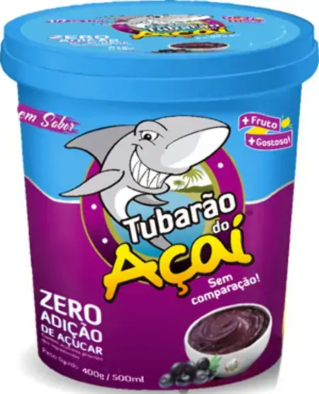 Acai Pote Tubarao 500g Zero Acucar