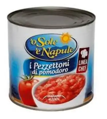 Tomate Pelado O Sole E Napule 400g Picado