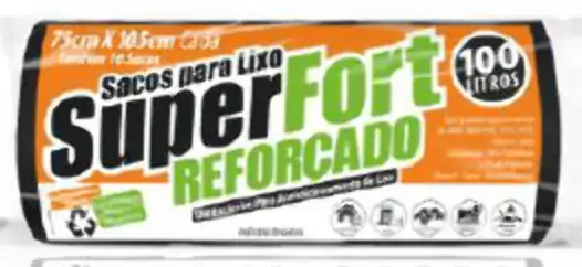 Saco P/lixo Super Fort 100l Roll C/20