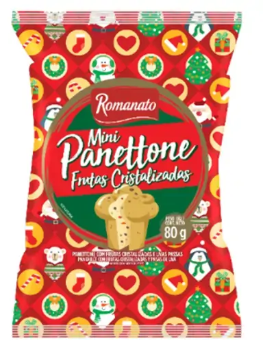 Panettone Romanato 80g Frutas