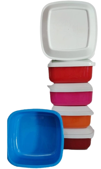 Pote G.i C/tampa Branca Quadrado Pequeno 900ml