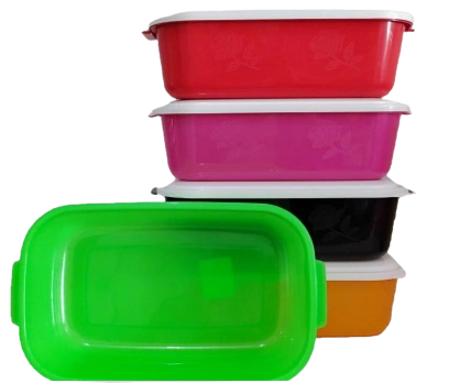 Pote G.i C/tampa Branca Retangular Grande 2,5l