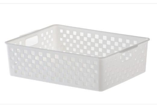 Cesto Organizador Quadrata 27x21x8 891branco Paramount