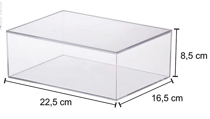 Caixa Organizadora C/tpa 22,5 X 16,5 X 8