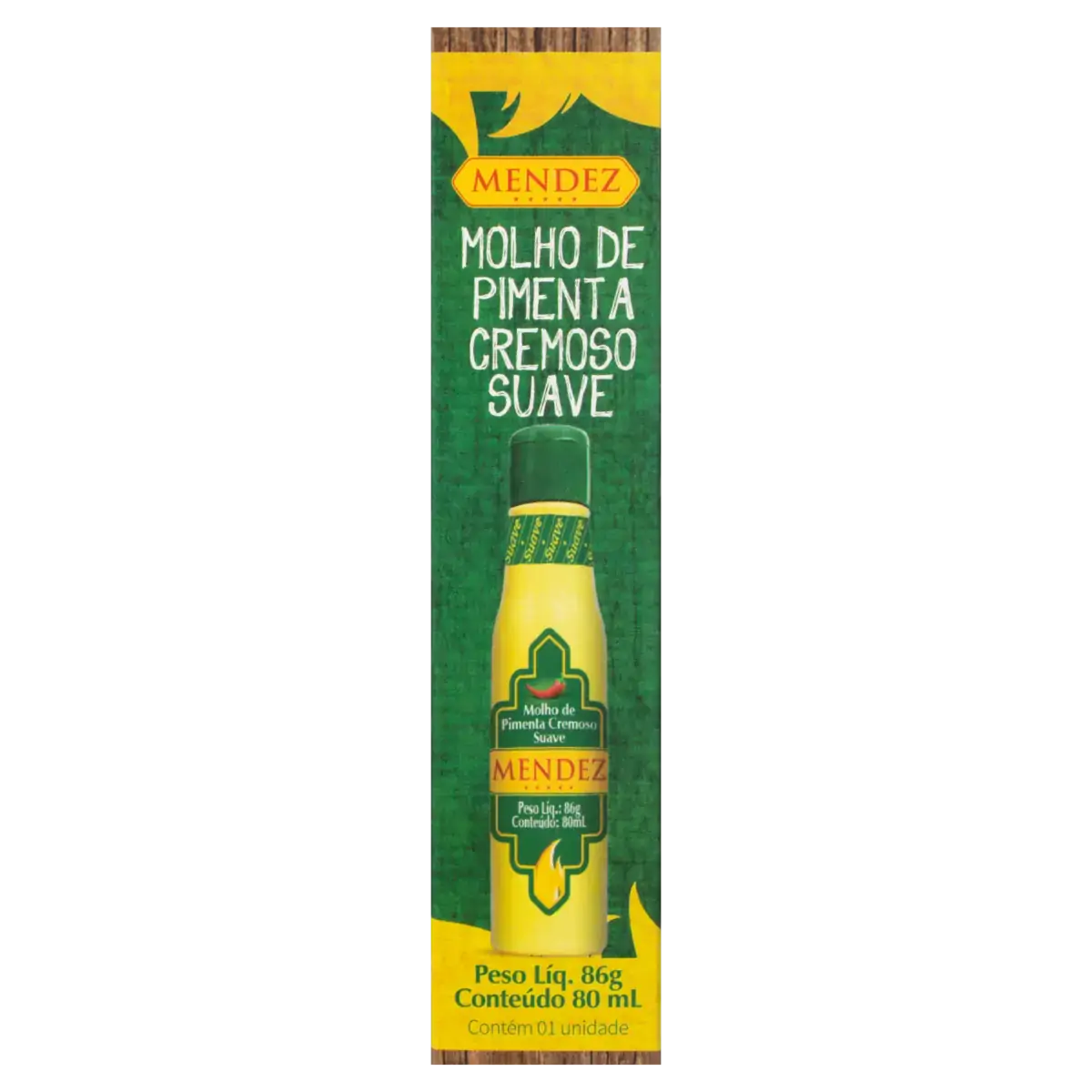 Molho De Pimenta Suave Cremosa Mendez