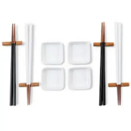 Conj De Hashi P/ 4 Pessoas Nankin Brinox Branco