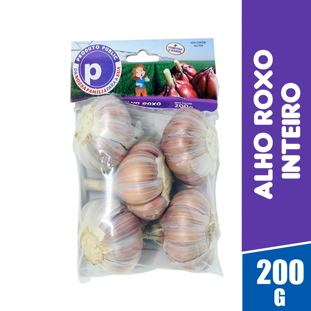 Alho Roxo Pacote 200g Public
