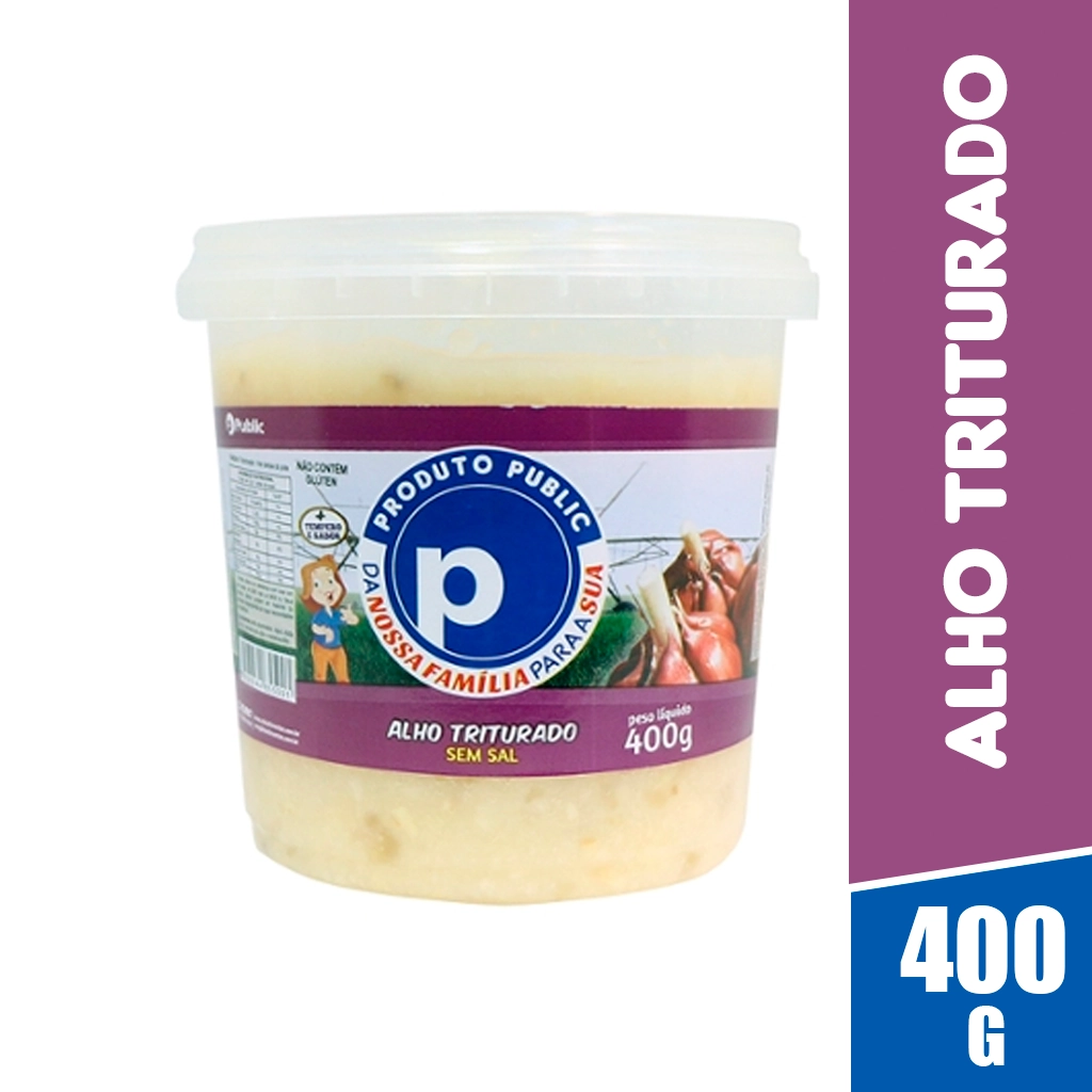 Alho Triturado Pote 400g Public