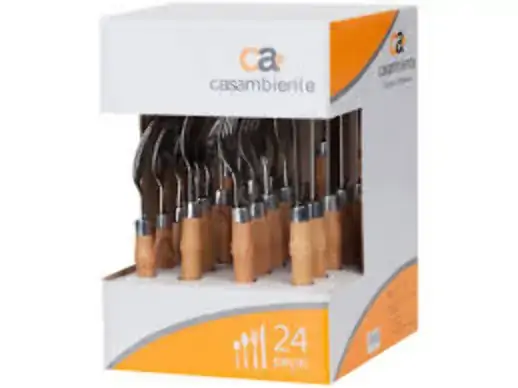 Faqueiro 24 Pcs Linha Tropical