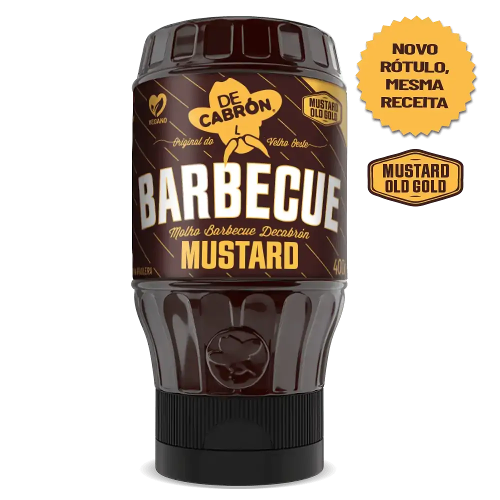 Molho Barbecue Decabron 400g Mustard Old Gol
