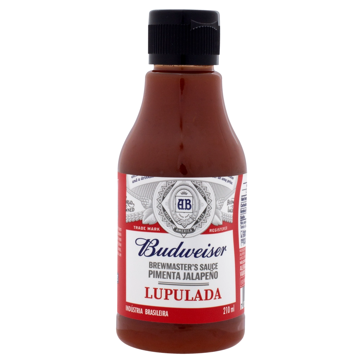 Molho De Pimenta Jalapeño Com Lúpulo Budweiser Frasco 210ml