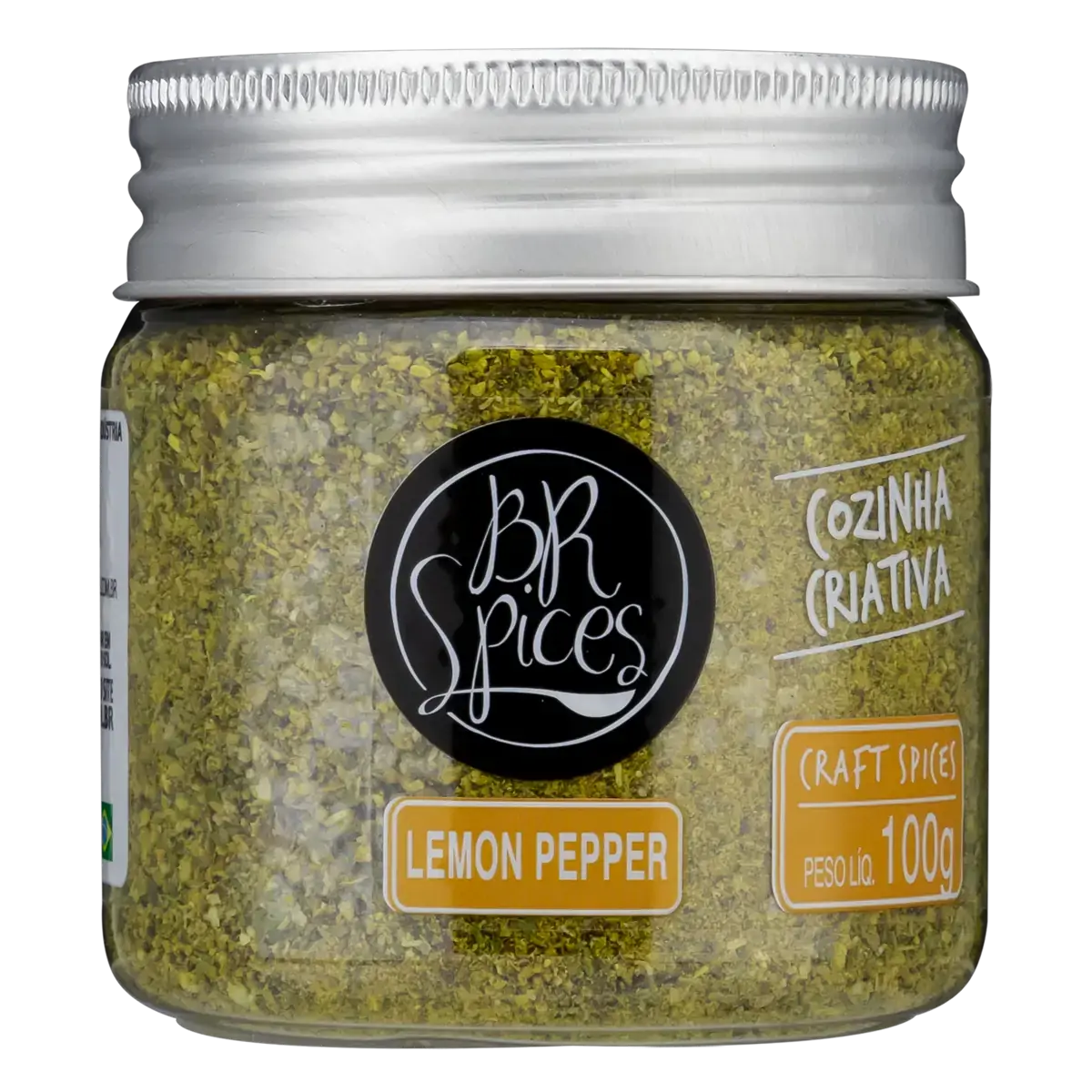Tempero Pó Lemon Pepper Br Spices Gourmet Pote 100g
