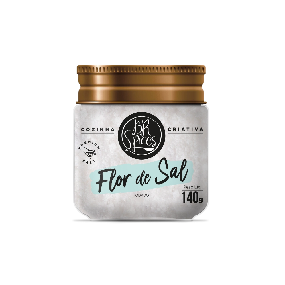 Flor De Sal Br Spices Salt Selection Pote 140g