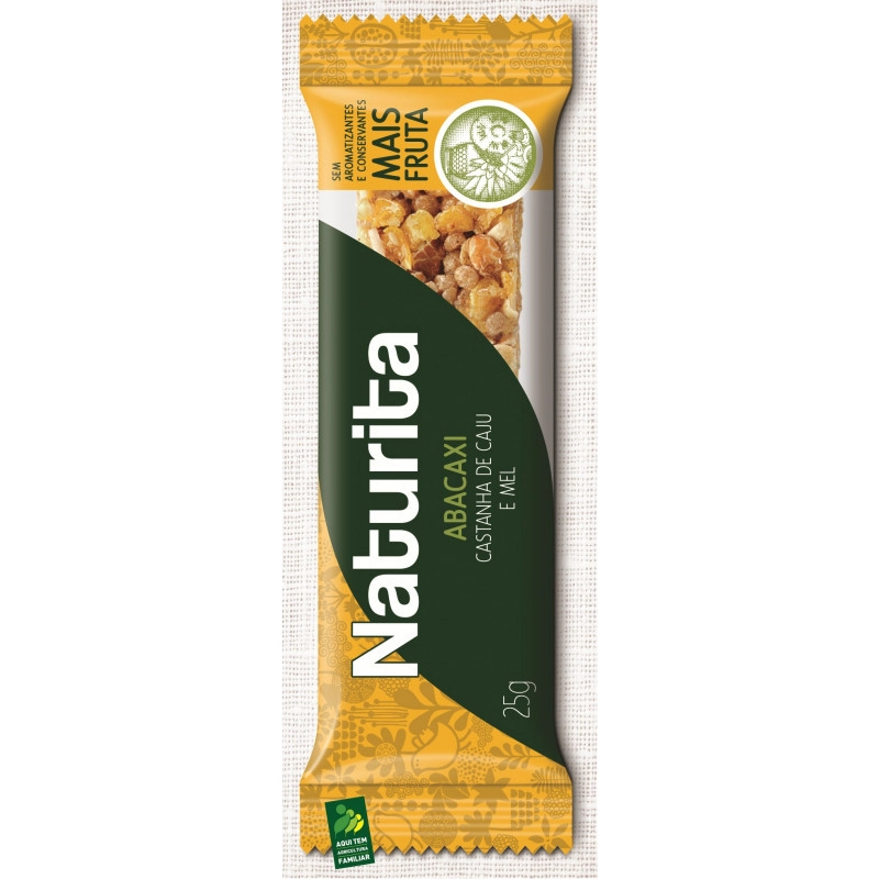 Barra Cereal Naturita Abacaxi C/mel 25g