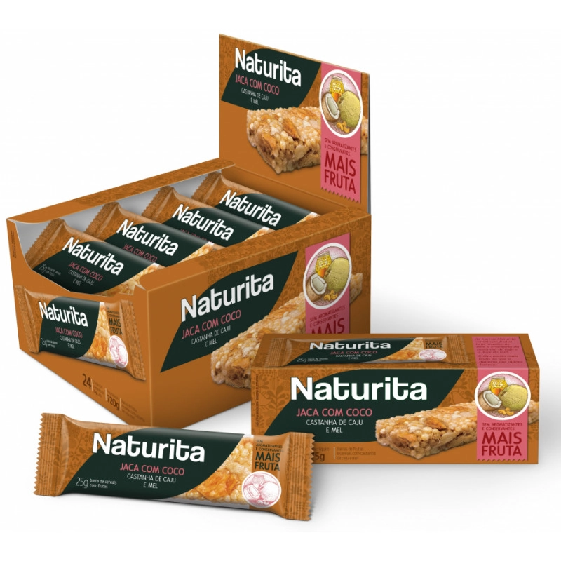 Barra Cereal Naturita Jaca C/coco 25g