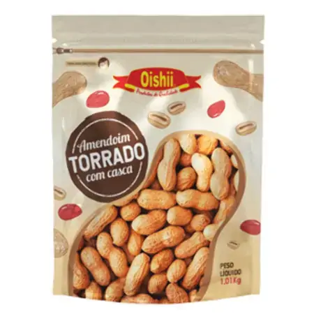 Amendoim Oishii 1,01kg Torrado C/casca