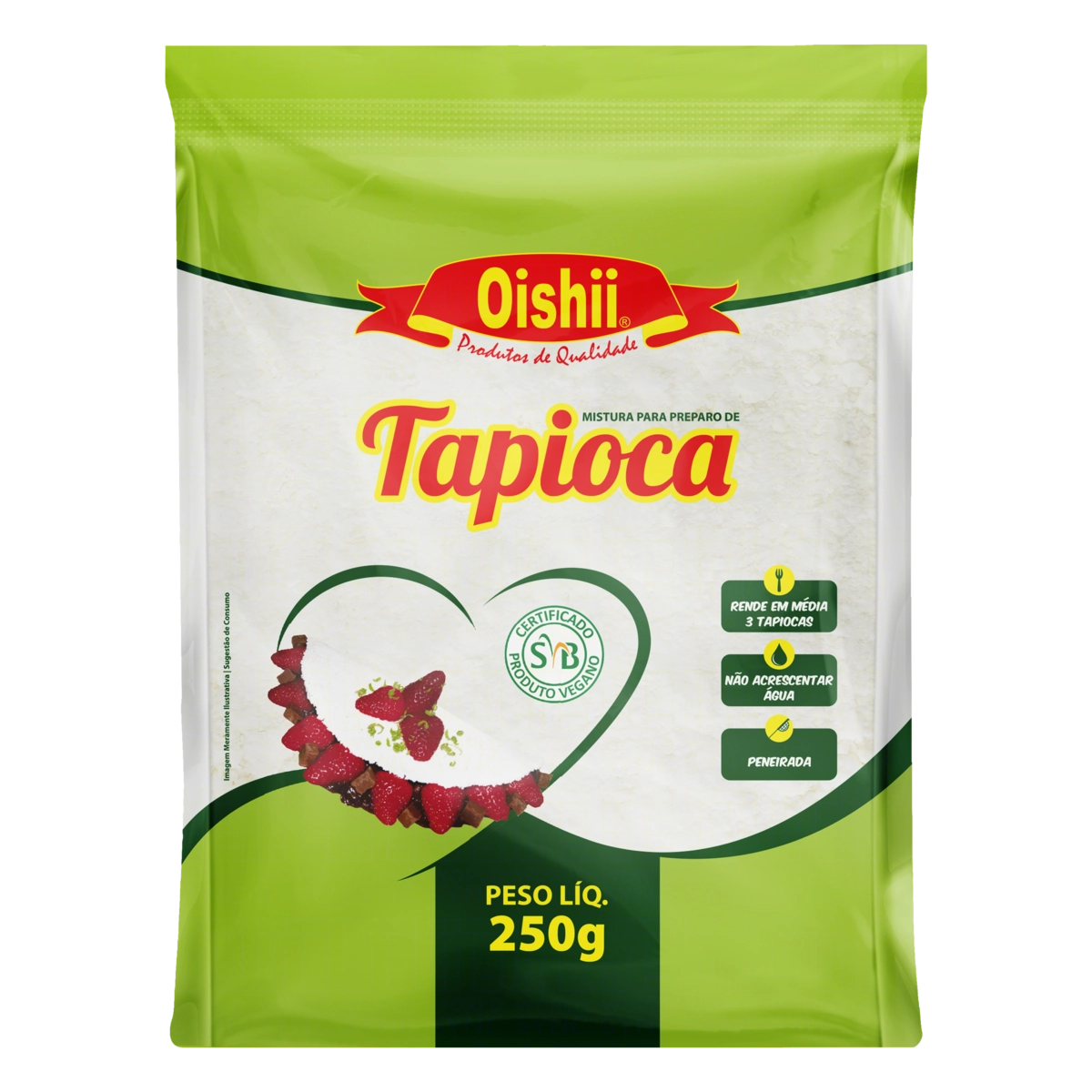 Tapioca Oishii Pacote 250g