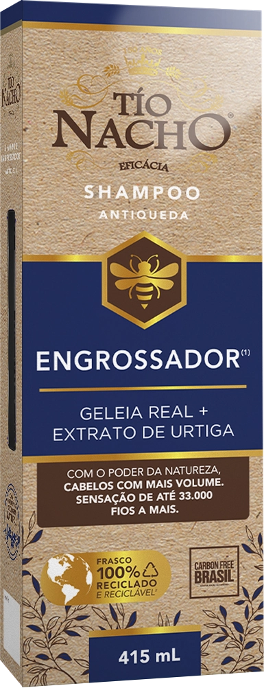 Shampoo Antiqueda Engrossador 415g Tio Nacho