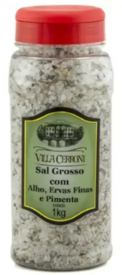 Sal De Ervas/alho/pimenta Villa Cerroni 1kg